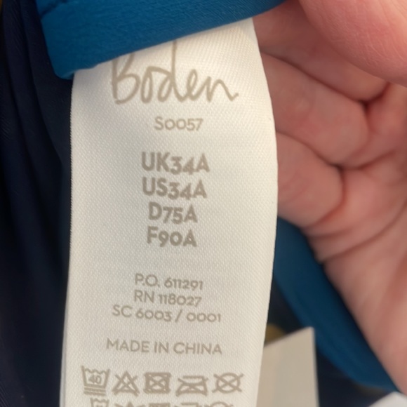 Boden Blue Polka Dot Tankini NWT - Picture 4 of 5